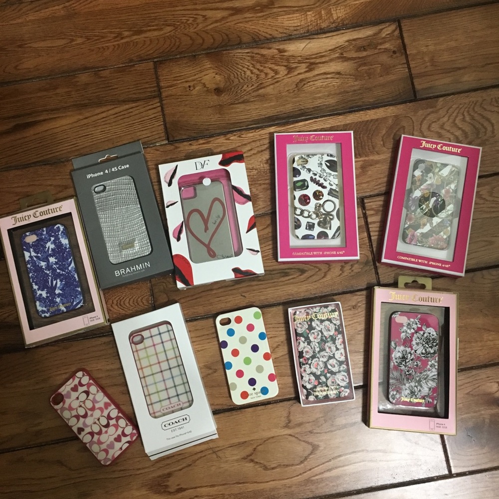 iPhone 4/4s case Juicy, Coach, Kate Spade, Brahmin